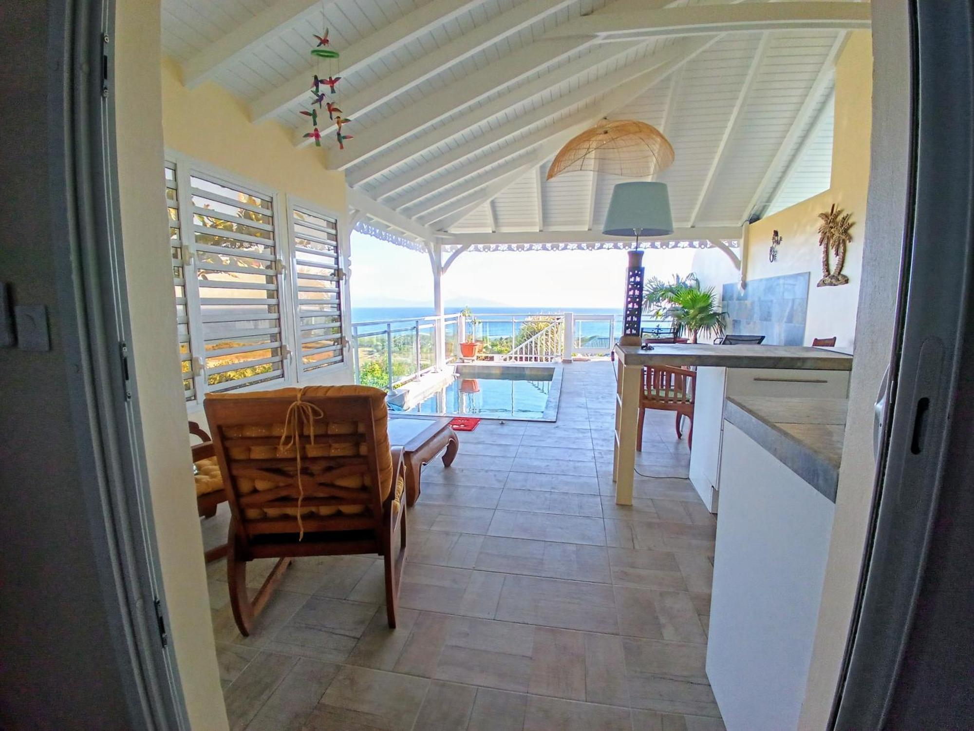 Aux Colibris Amoureux : Loft De Standing Avec Vue Mer Grand-Bourg  ภายนอก รูปภาพ