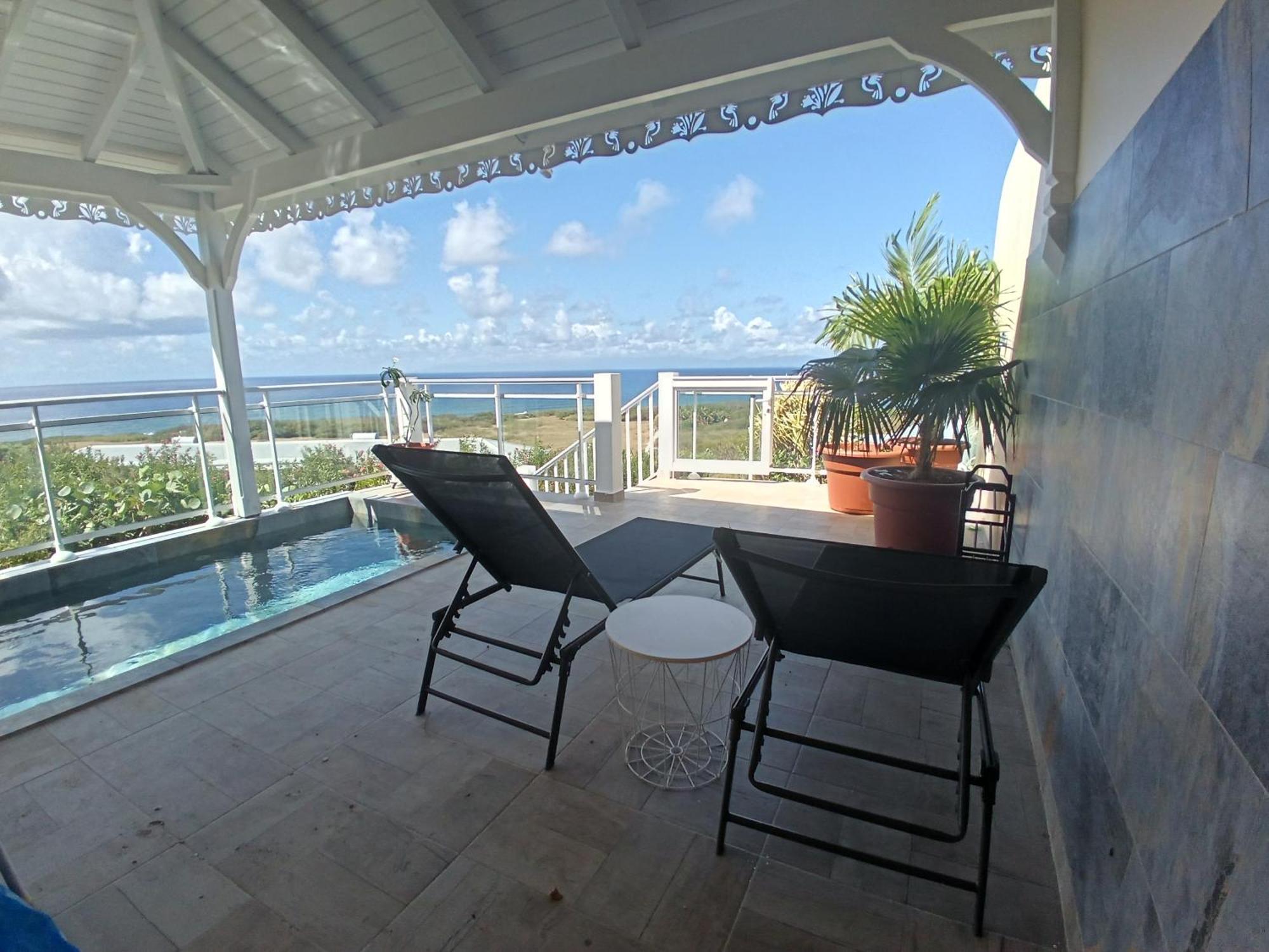 Aux Colibris Amoureux : Loft De Standing Avec Vue Mer Grand-Bourg  ภายนอก รูปภาพ