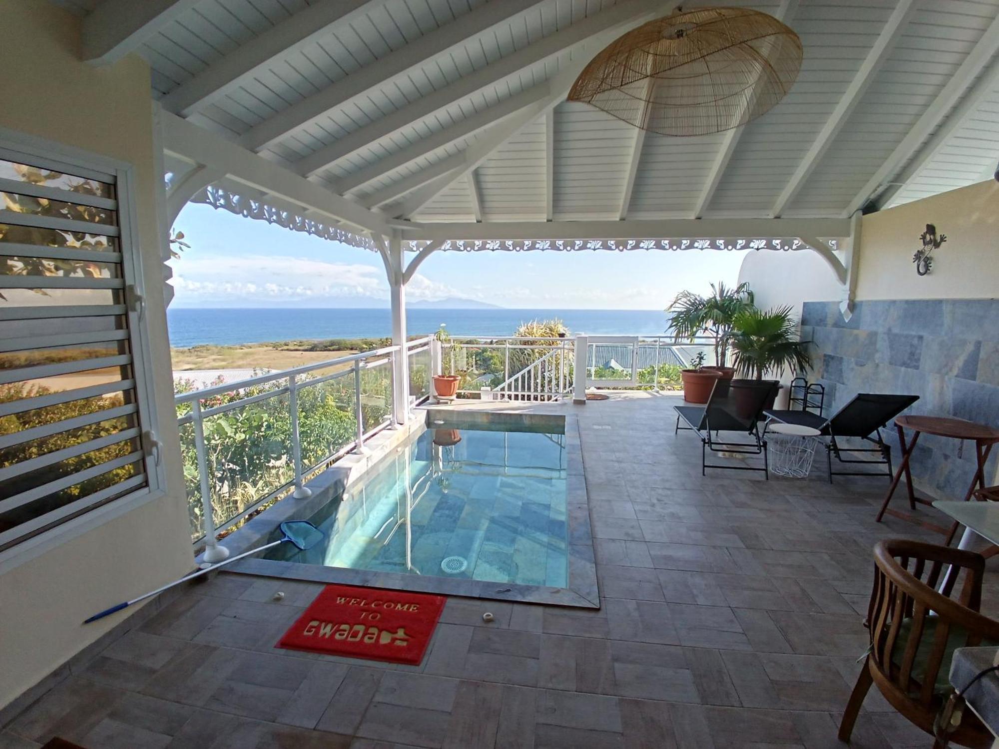 Aux Colibris Amoureux : Loft De Standing Avec Vue Mer Grand-Bourg  ภายนอก รูปภาพ