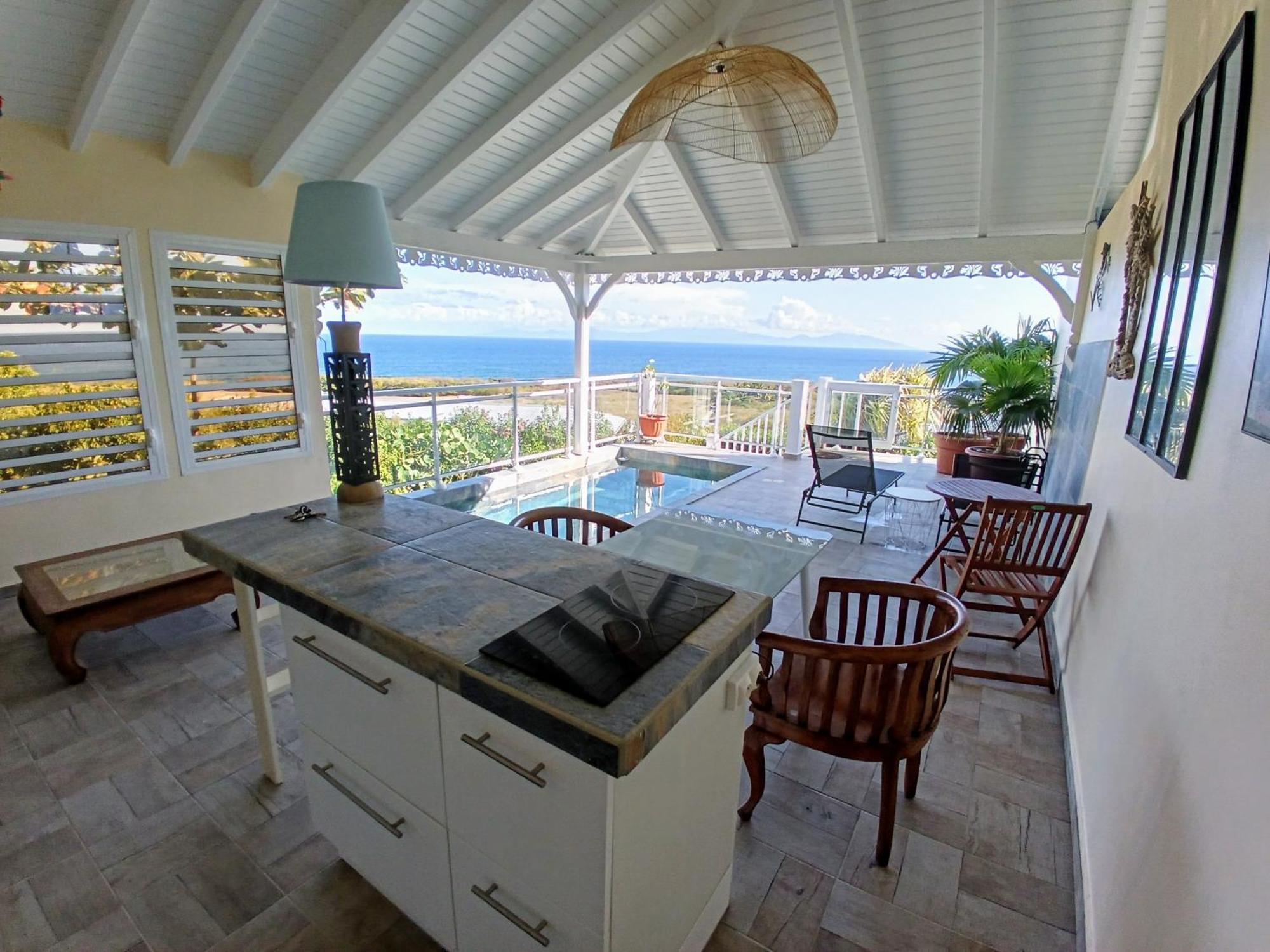Aux Colibris Amoureux : Loft De Standing Avec Vue Mer Grand-Bourg  ภายนอก รูปภาพ